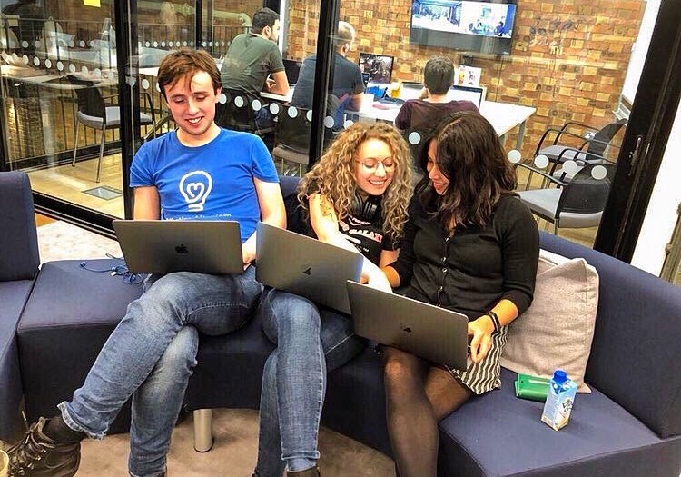 Tray.io marketing team collaborating on a new strategy